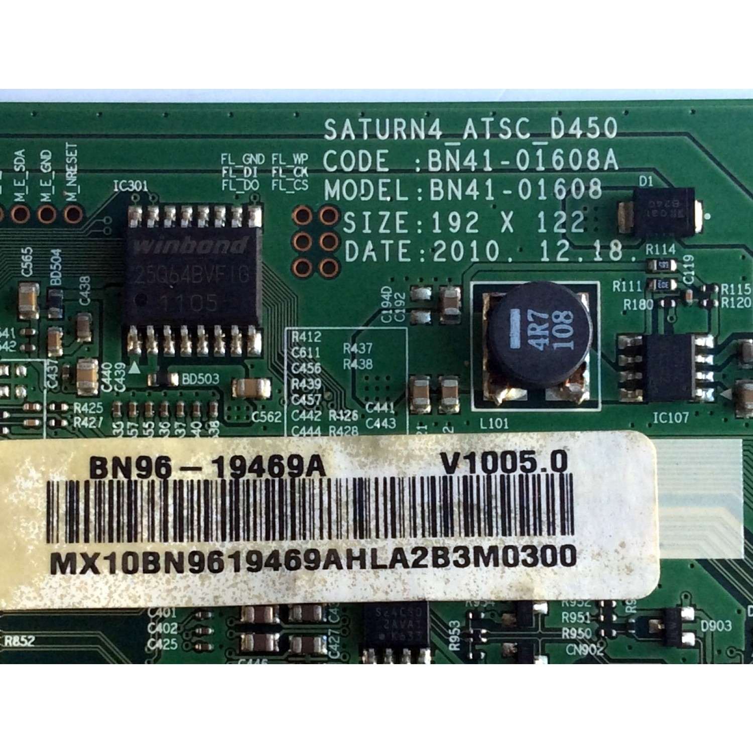 MAIN / SAMSUNG BN96-19469A / BN41-01608A / PARTES SUSTITUTAS BN94-04523A / BN94-04776A / BN96-19470A / PANEL S42AX-YB11 / S42AX-YD15 / MODELOS PL43D450A2DXZX / PN43D430A3DXZA / PN43D440A5DXZA / PN43D450A2DXZA / PN43D440A5 / PN43D450 / PN43D450A / PN43D450 - Imagen 2